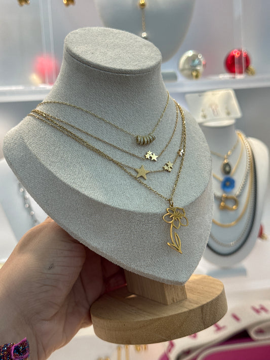 La flor necklace