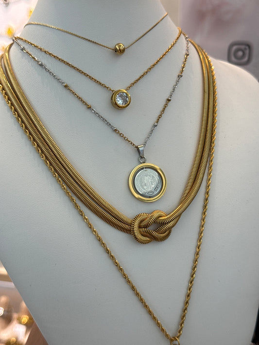 San Benito (two tone) necklace