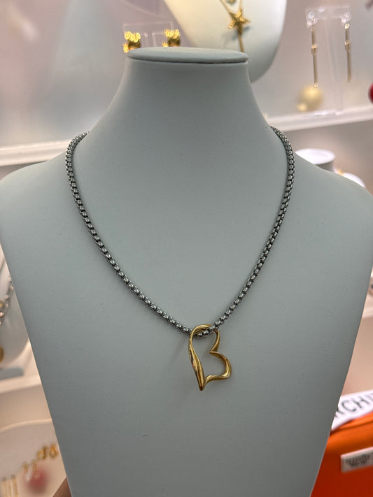 David heart necklace