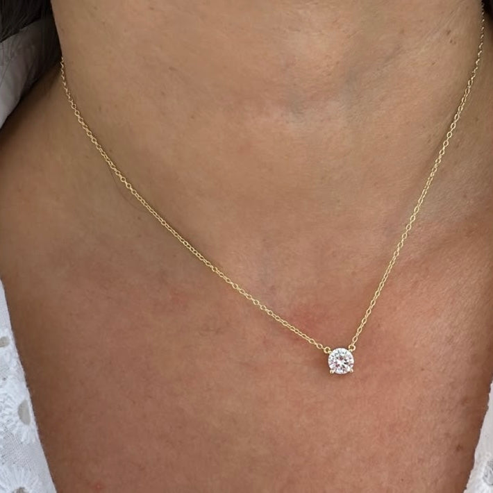 Angel diamond necklace 925