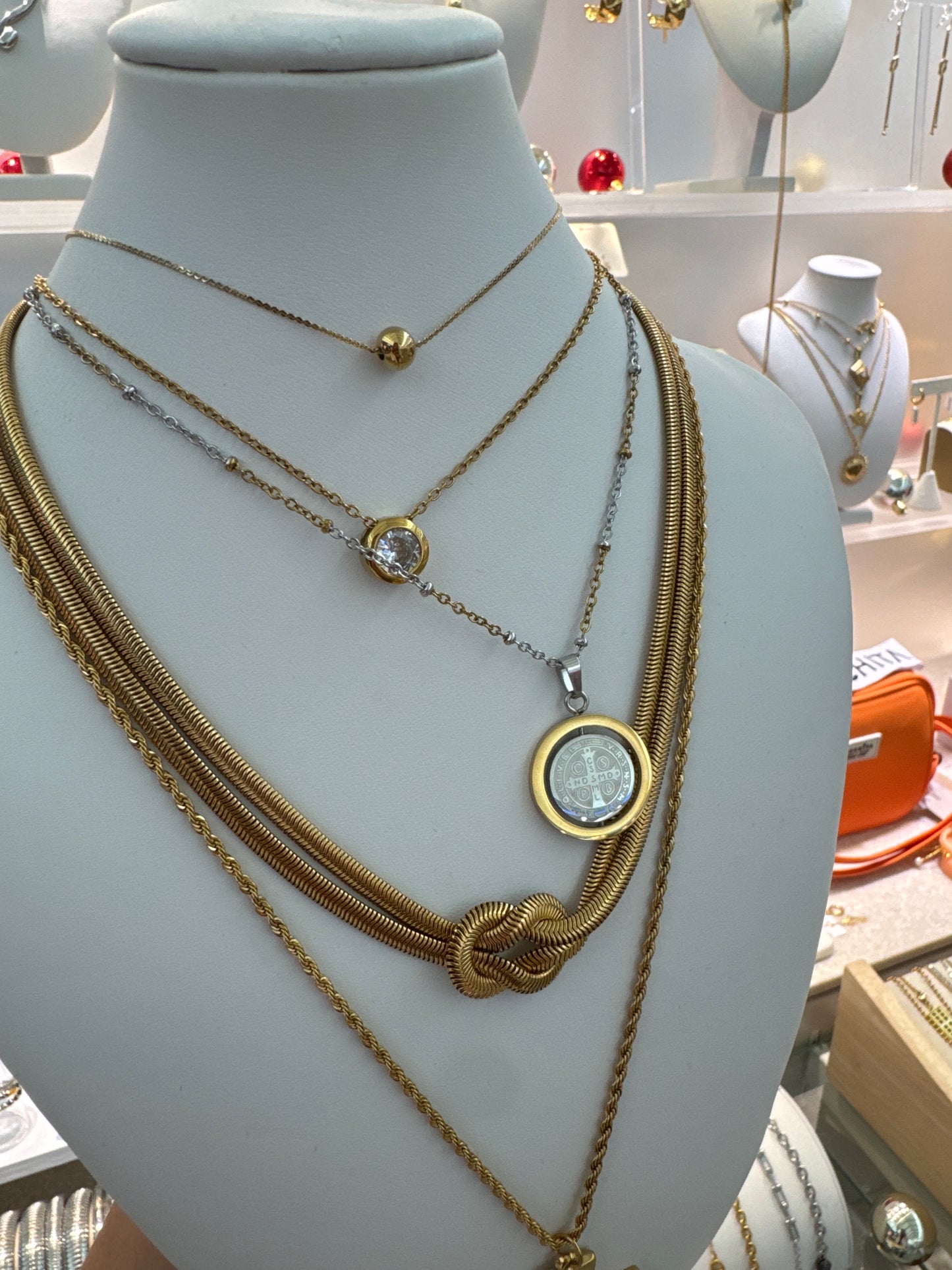 San Benito (two tone) necklace