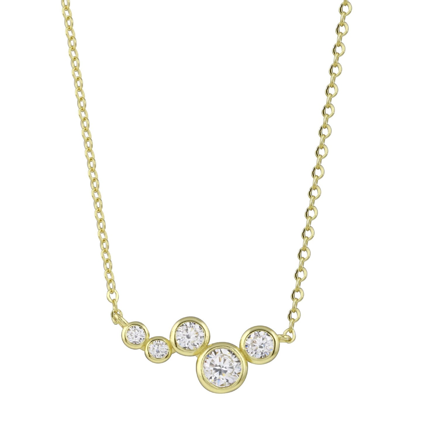Bubbles necklace 925