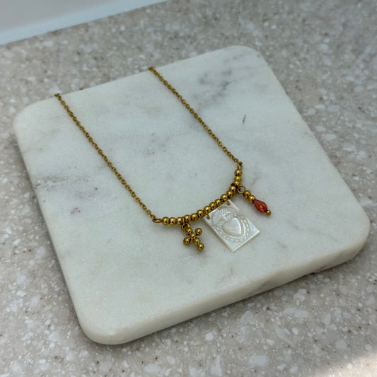 Escapulario de amor necklace
