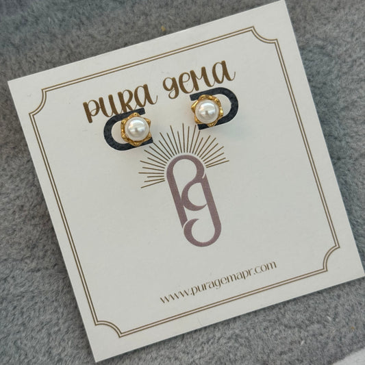 Aura perlada earrings