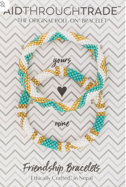 Aquamarine- Friendship bracelet