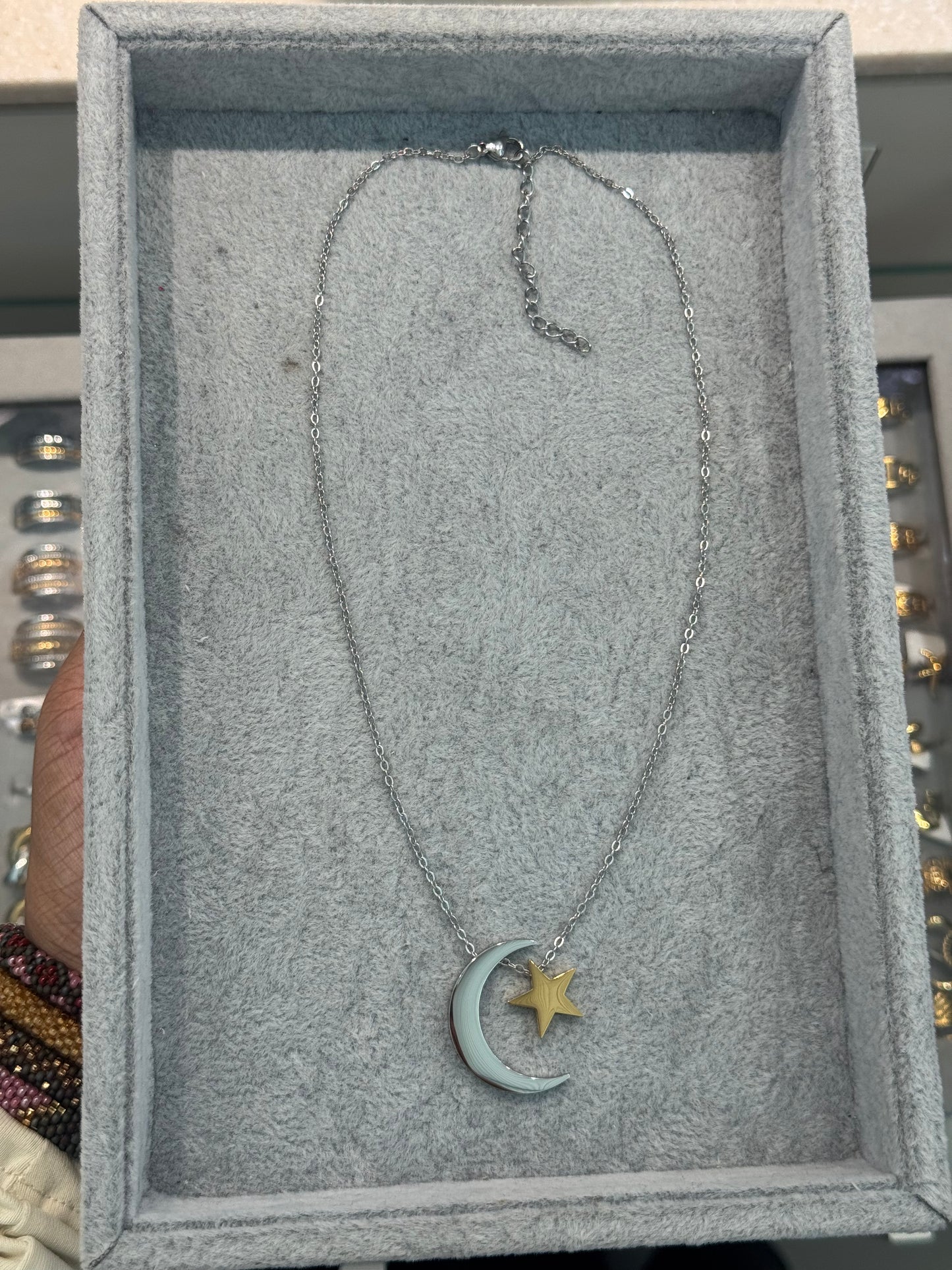 Night & stars necklace
