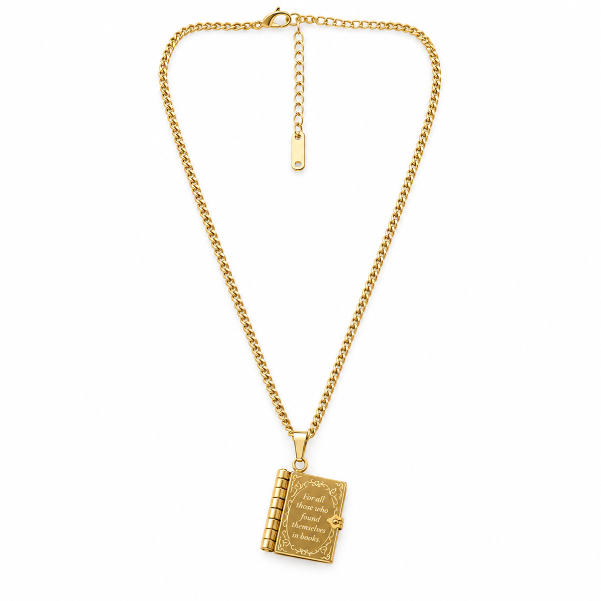Books necklace