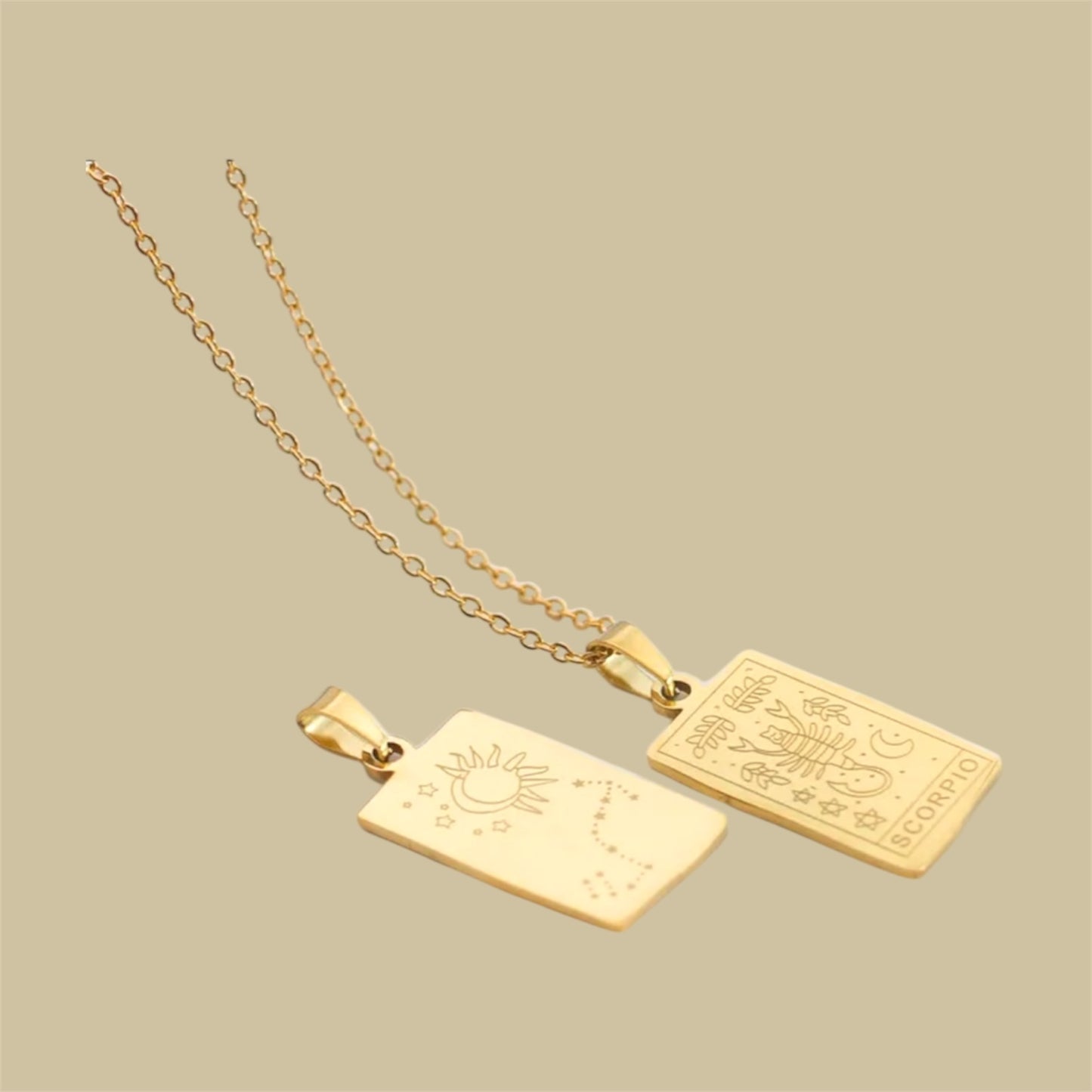 Signo zodiacal necklace