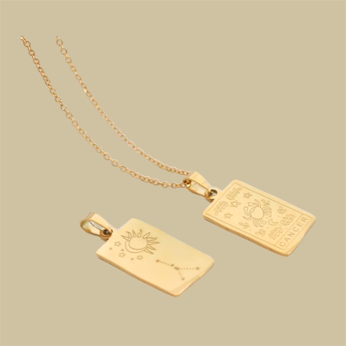 Signo zodiacal necklace