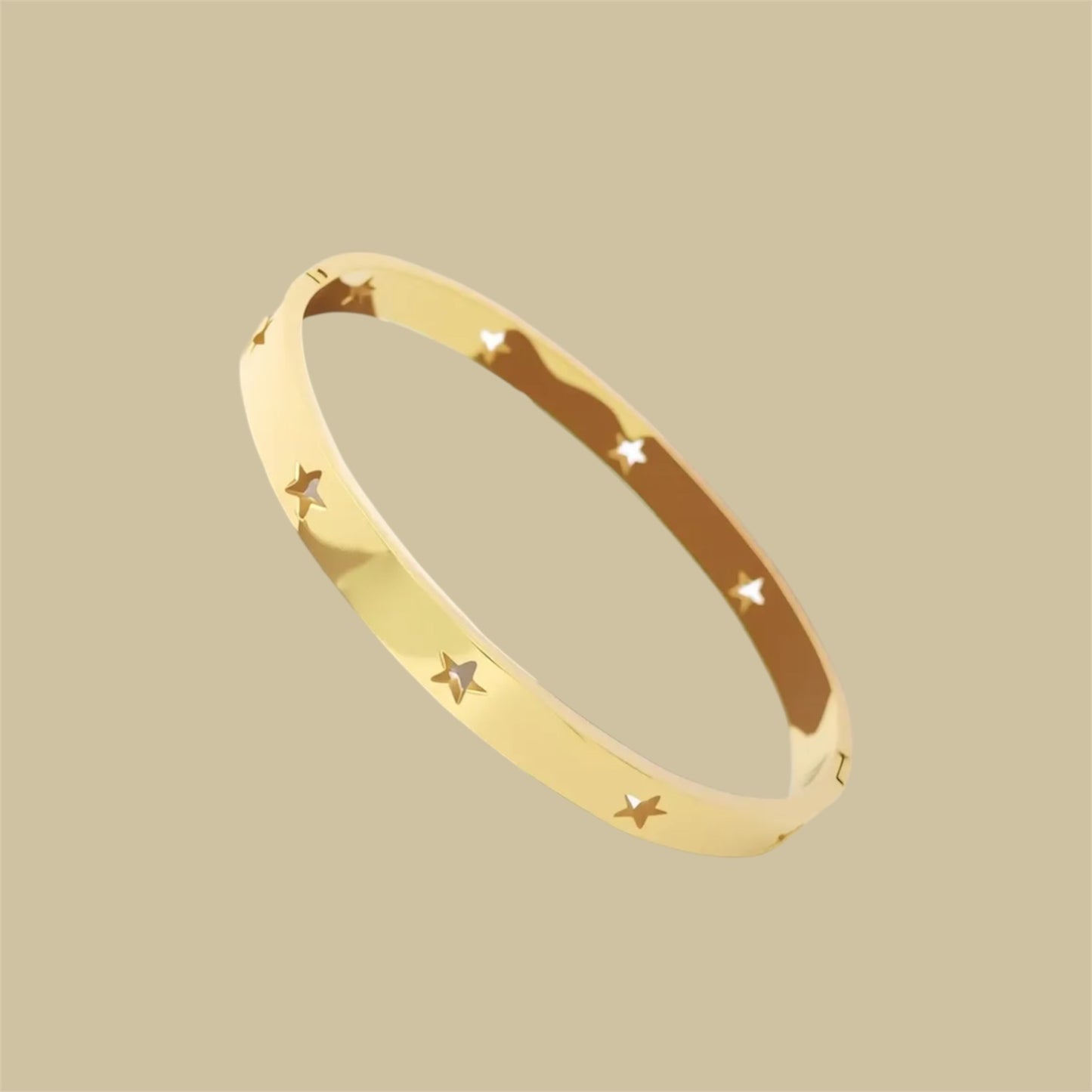 Star bangle bracelet