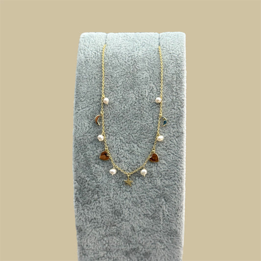 Entre corazones necklace 925