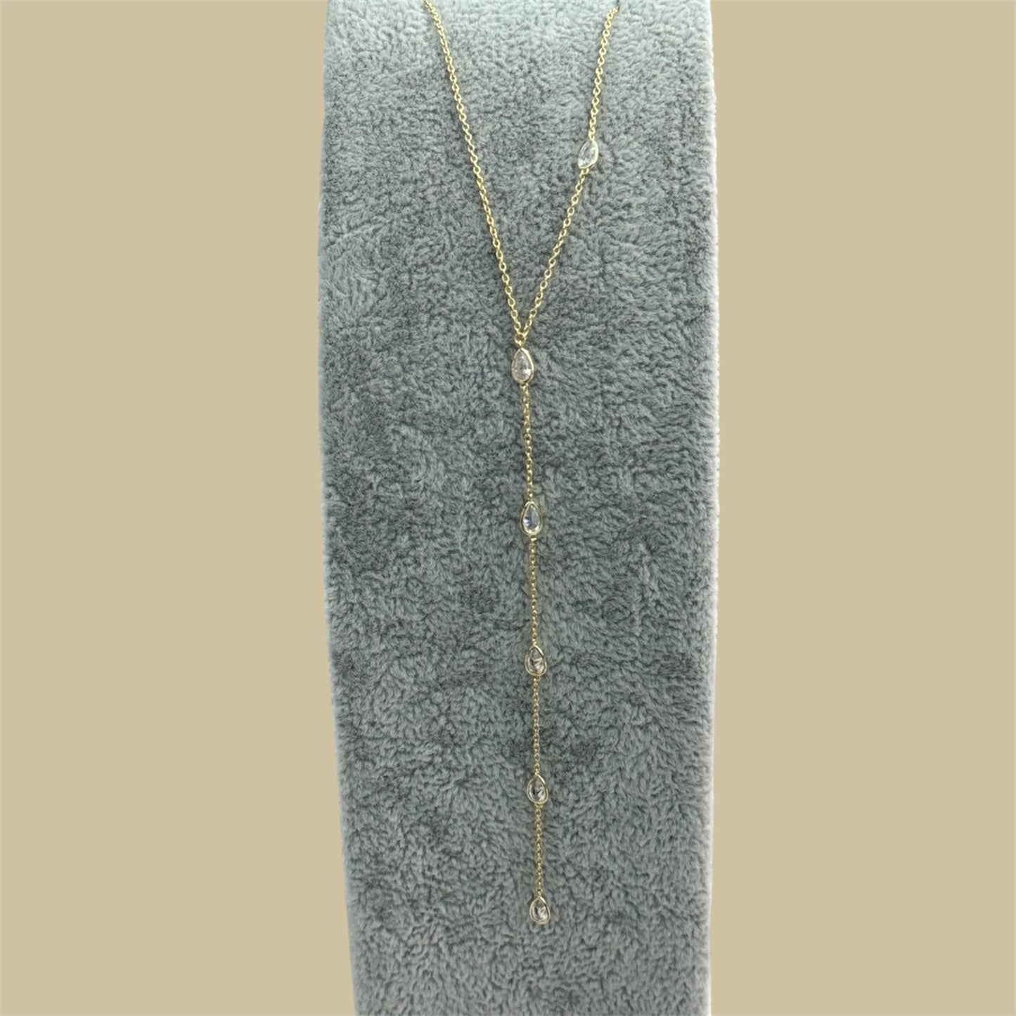 Gotas lariat necklace 925