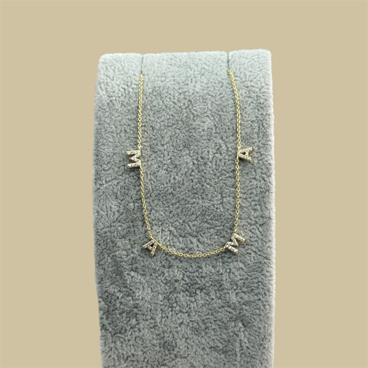 Mamá zirconia necklace 925