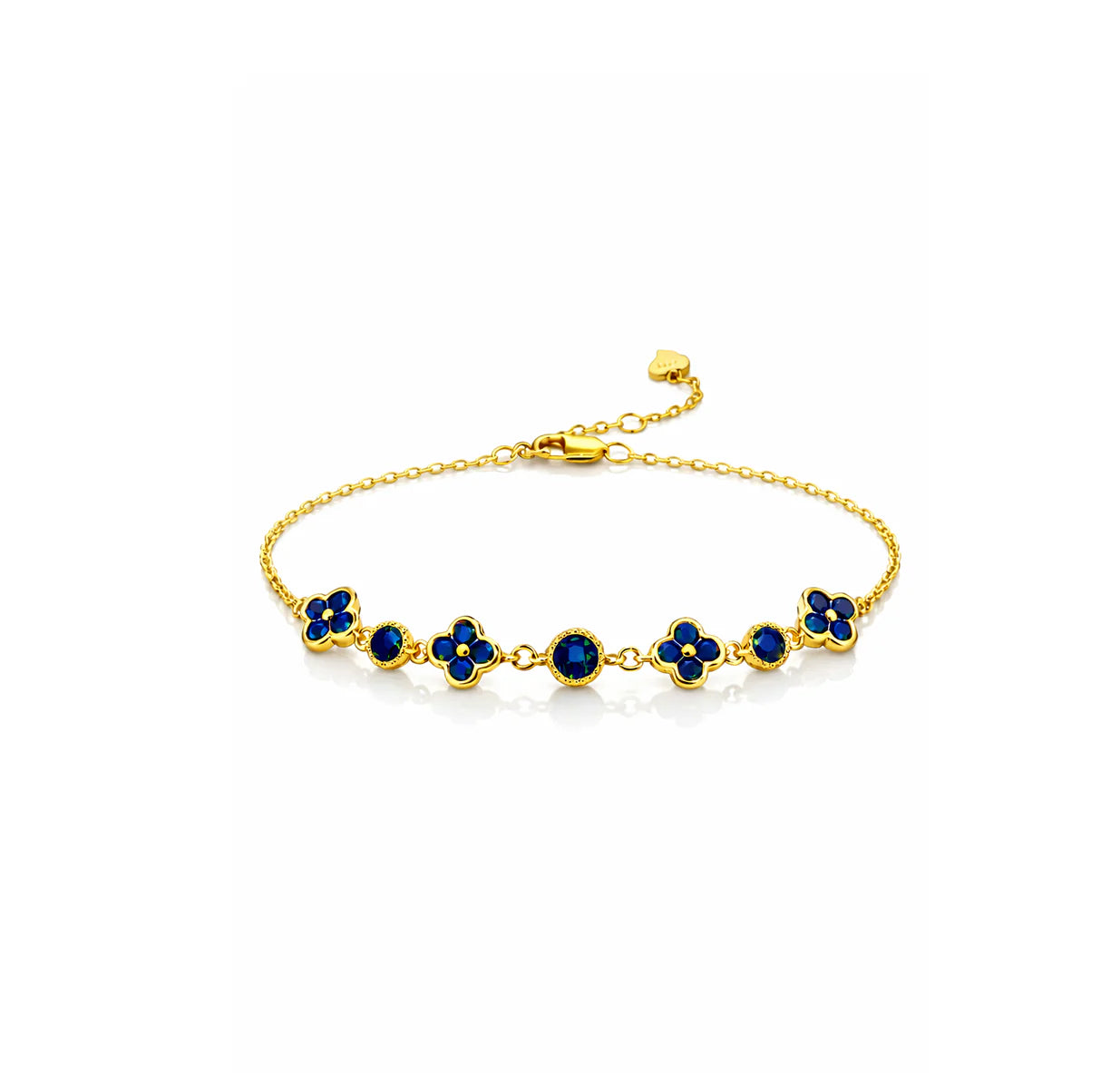 Diamond clover bracelet 925