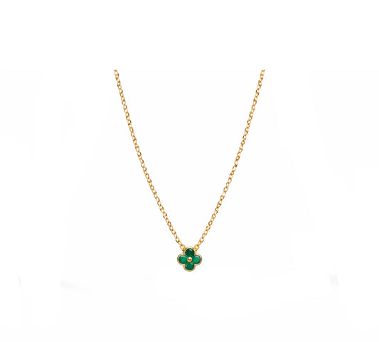 Diamond clover necklace 925