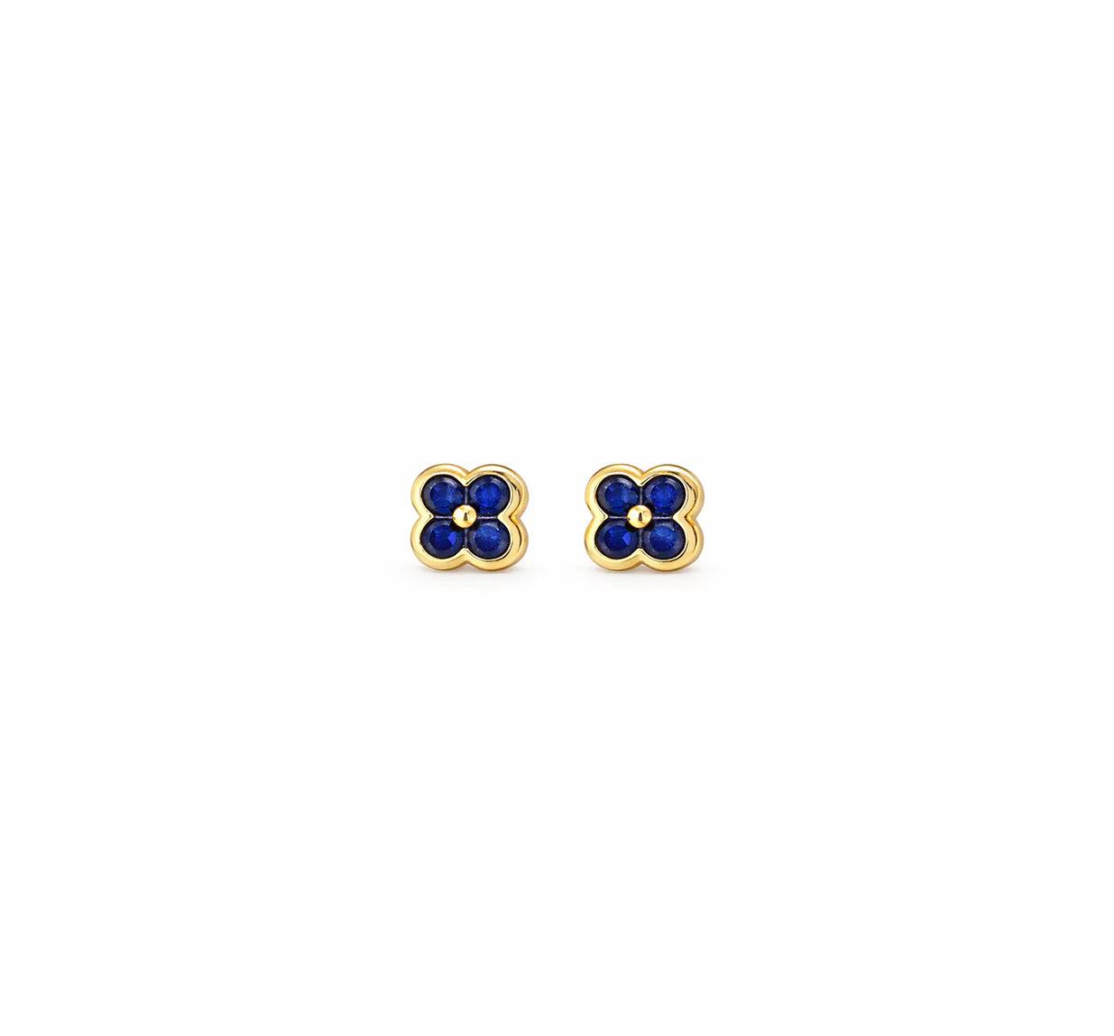 Diamond clover earrings 925
