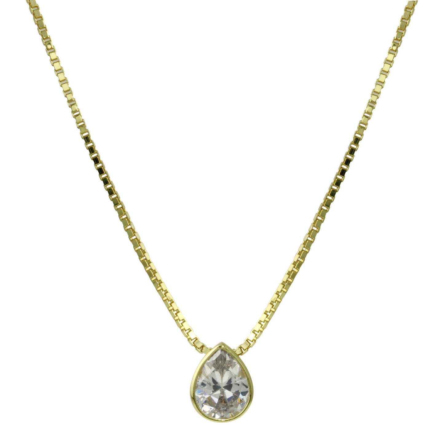 Cz diamond necklace 925