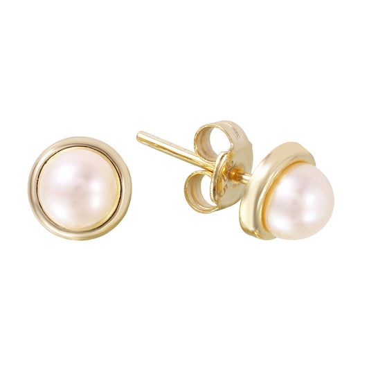 Classic pearl earrings 925