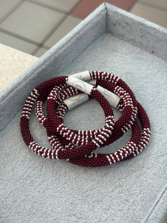 THE ORIGINAL ROLL-ON ®️ BRACELETS (FOR MEN)- wine