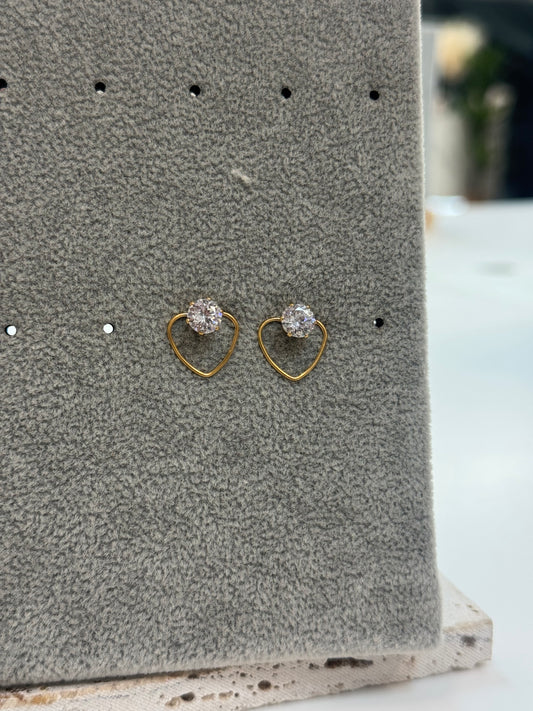 Sweet heart earrings