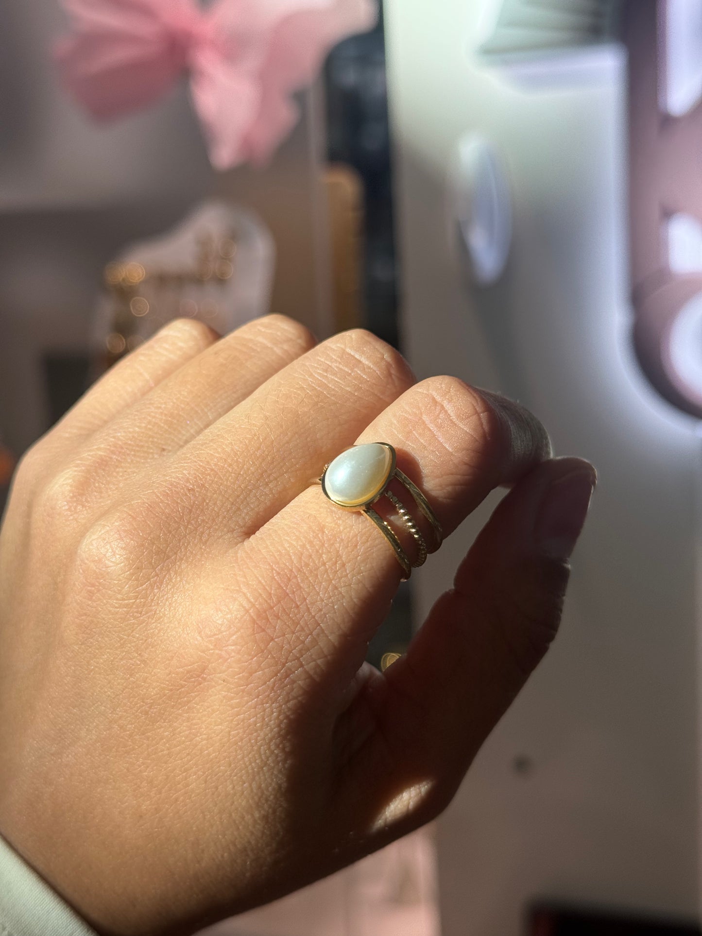 Nadia pearl ring