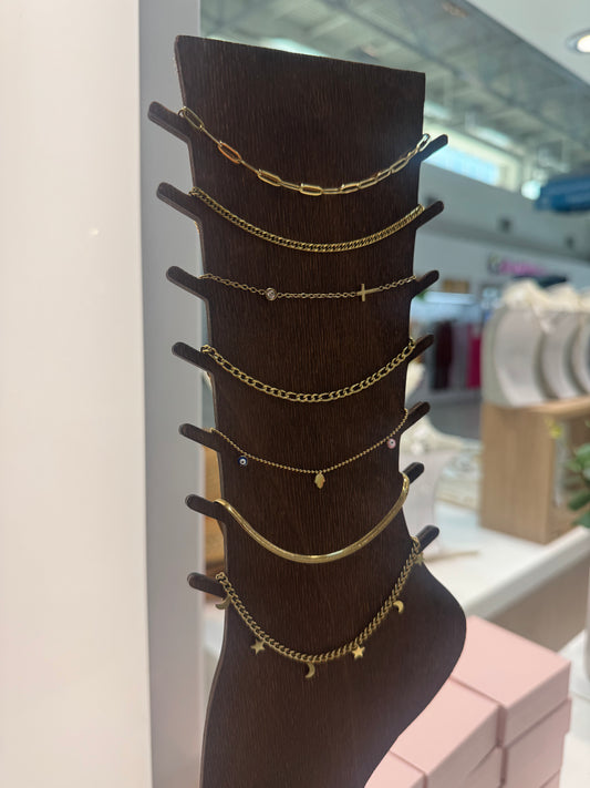 Variedad de tobilleras