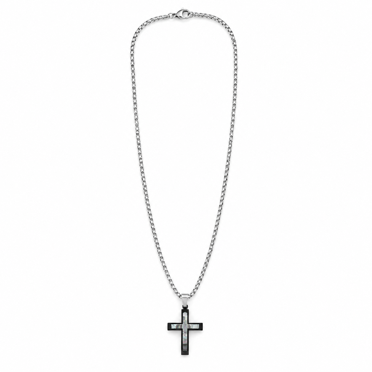 Mario cross men necklace