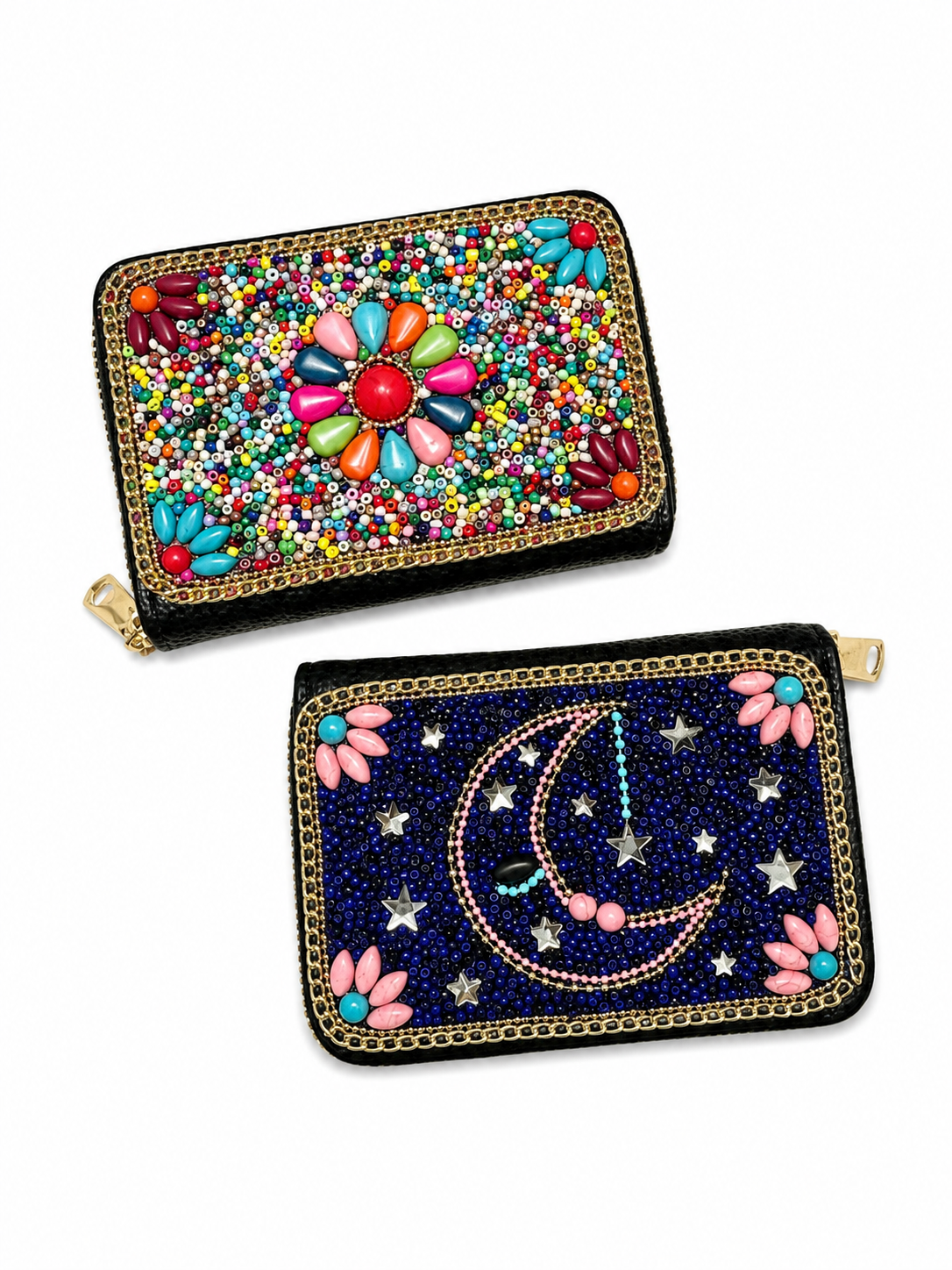 Beaded wallets