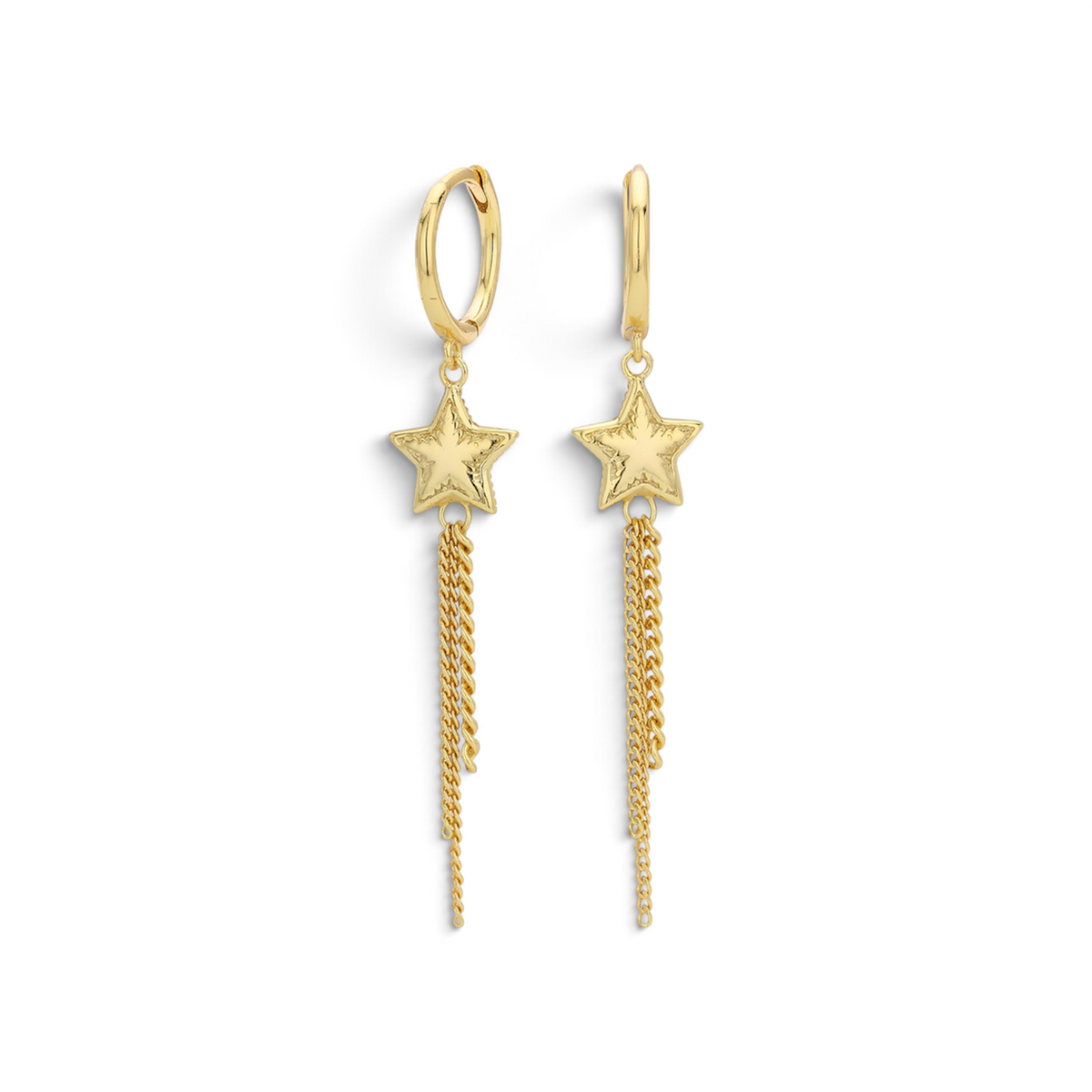 Falling stars earrings 925