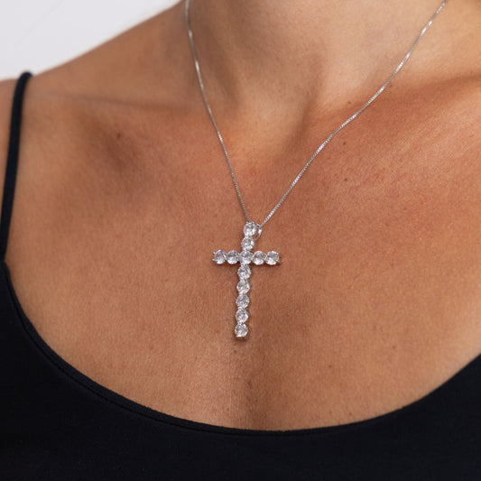 Faith cross necklace