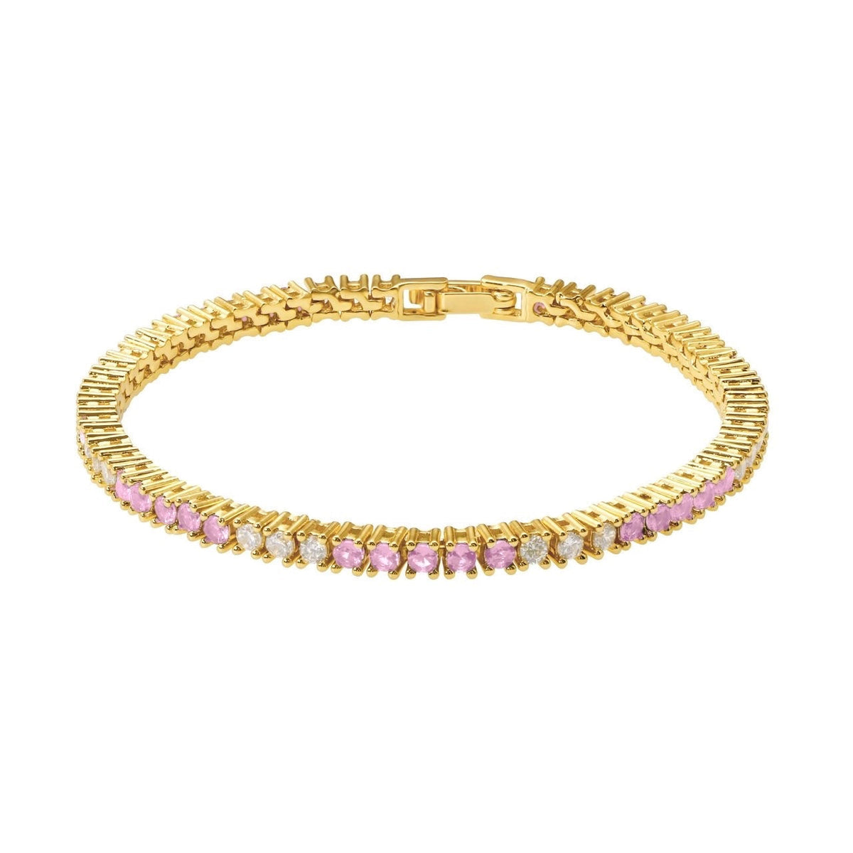 Pinky tennis bracelet