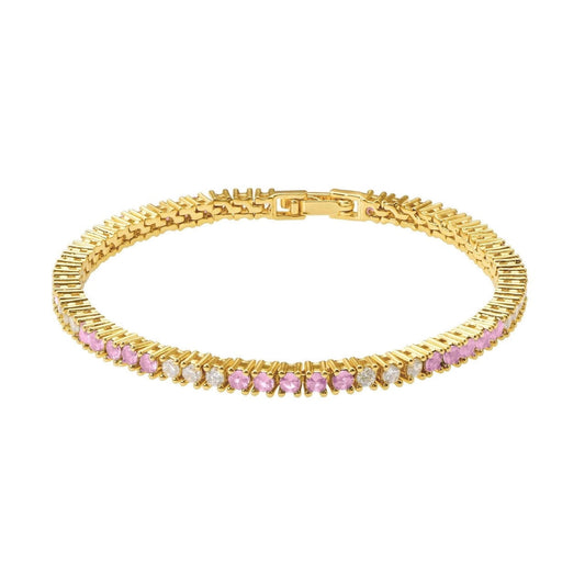 Pinky tennis bracelet