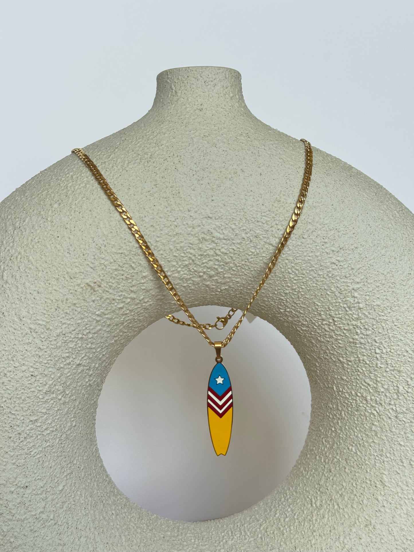 Surf boricua necklace