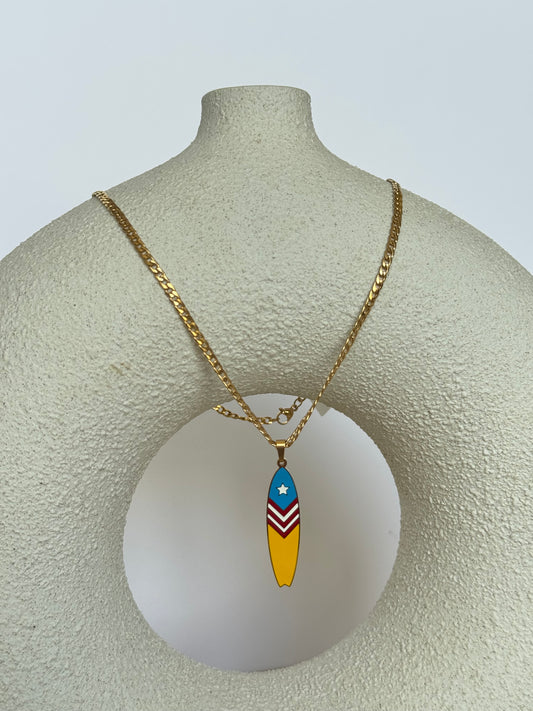 Surf boricua necklace
