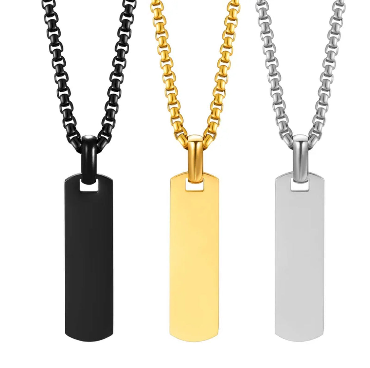 Men stone necklace