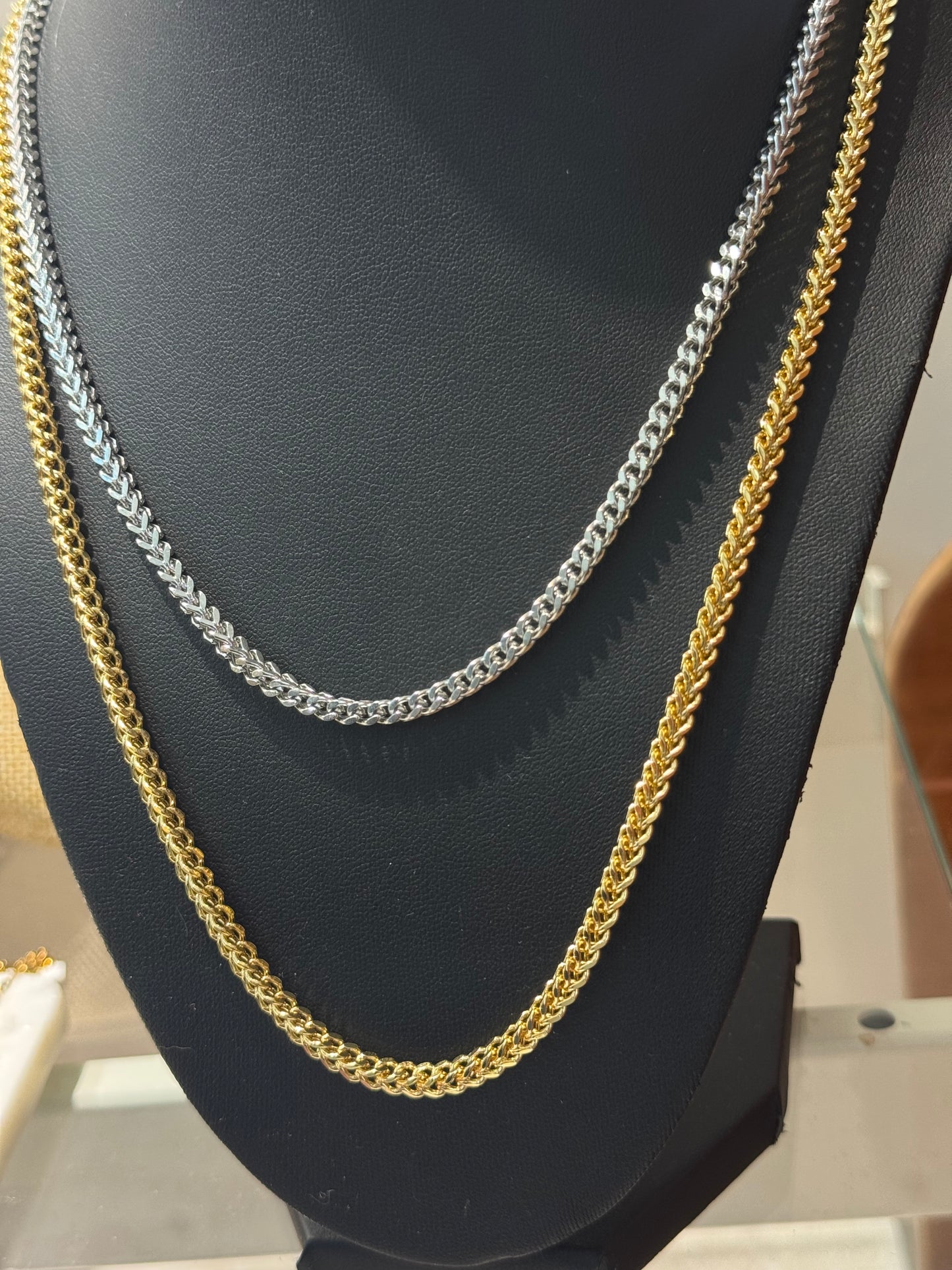 Men cubic necklace