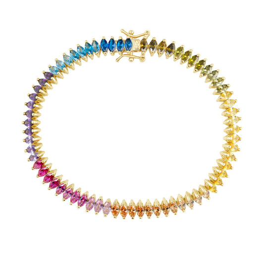 Rainbow Candie tennis bracelet