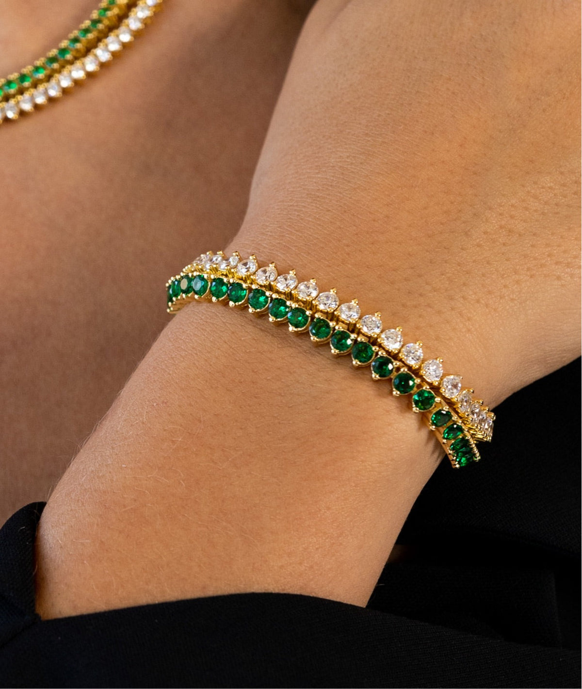 Melinda tennis bracelet