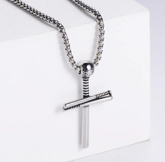 Baseball men necklace