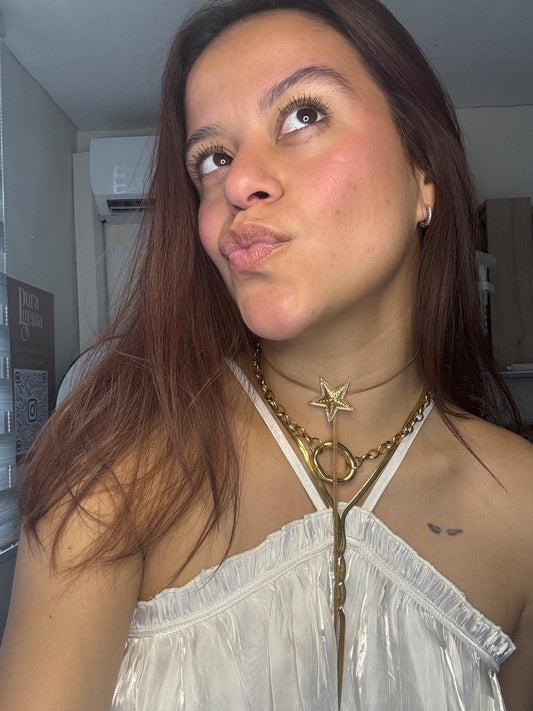 Cowbow star necklace