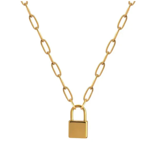 Lock necklace