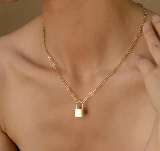 Lock necklace