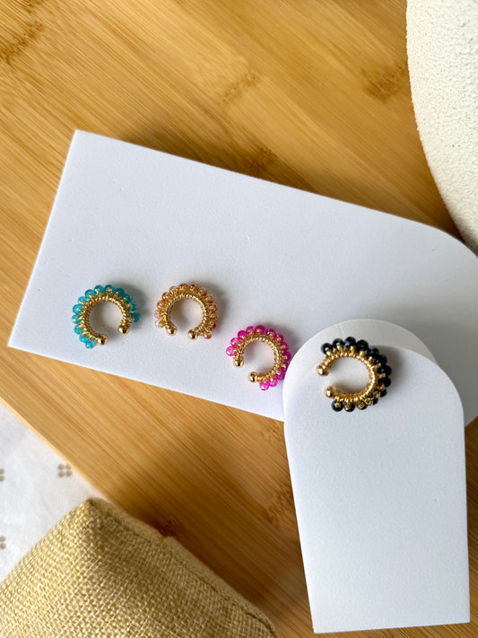 Glitter earcuff earrings