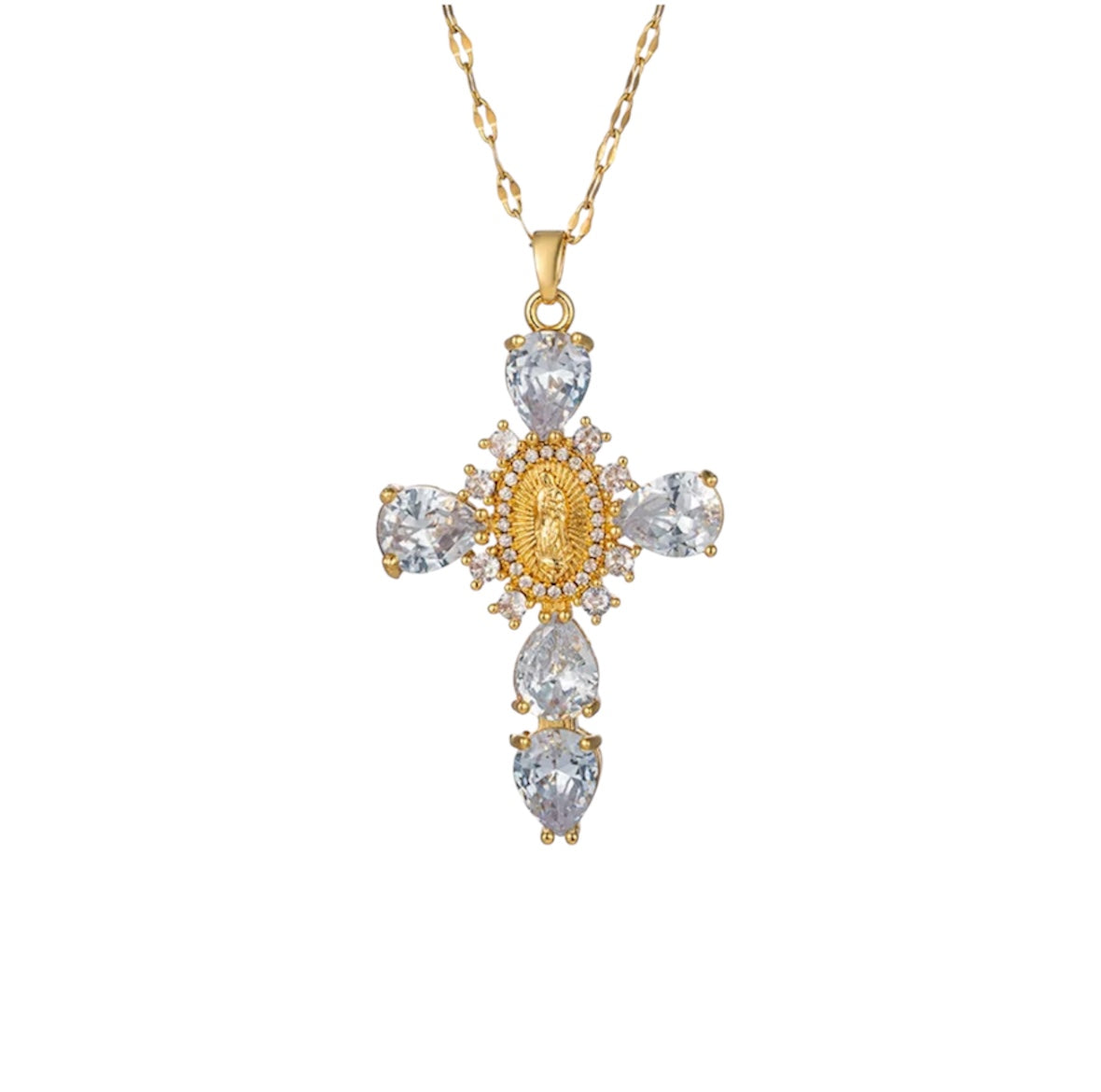 Nova cross necklace