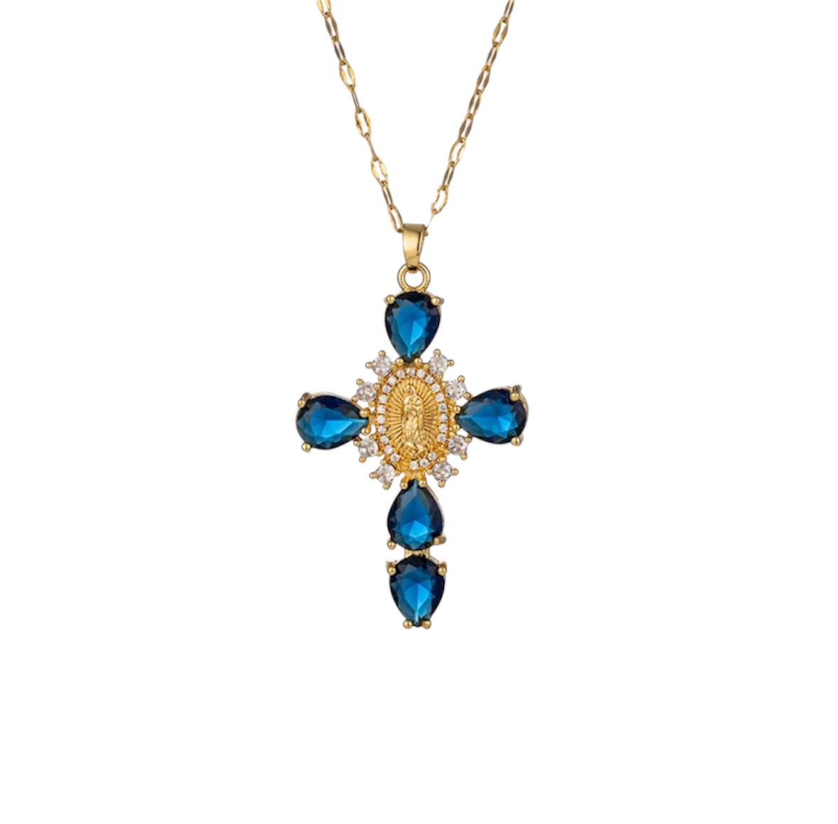 Nova cross necklace