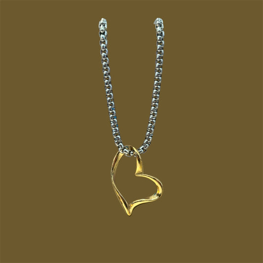 David heart necklace