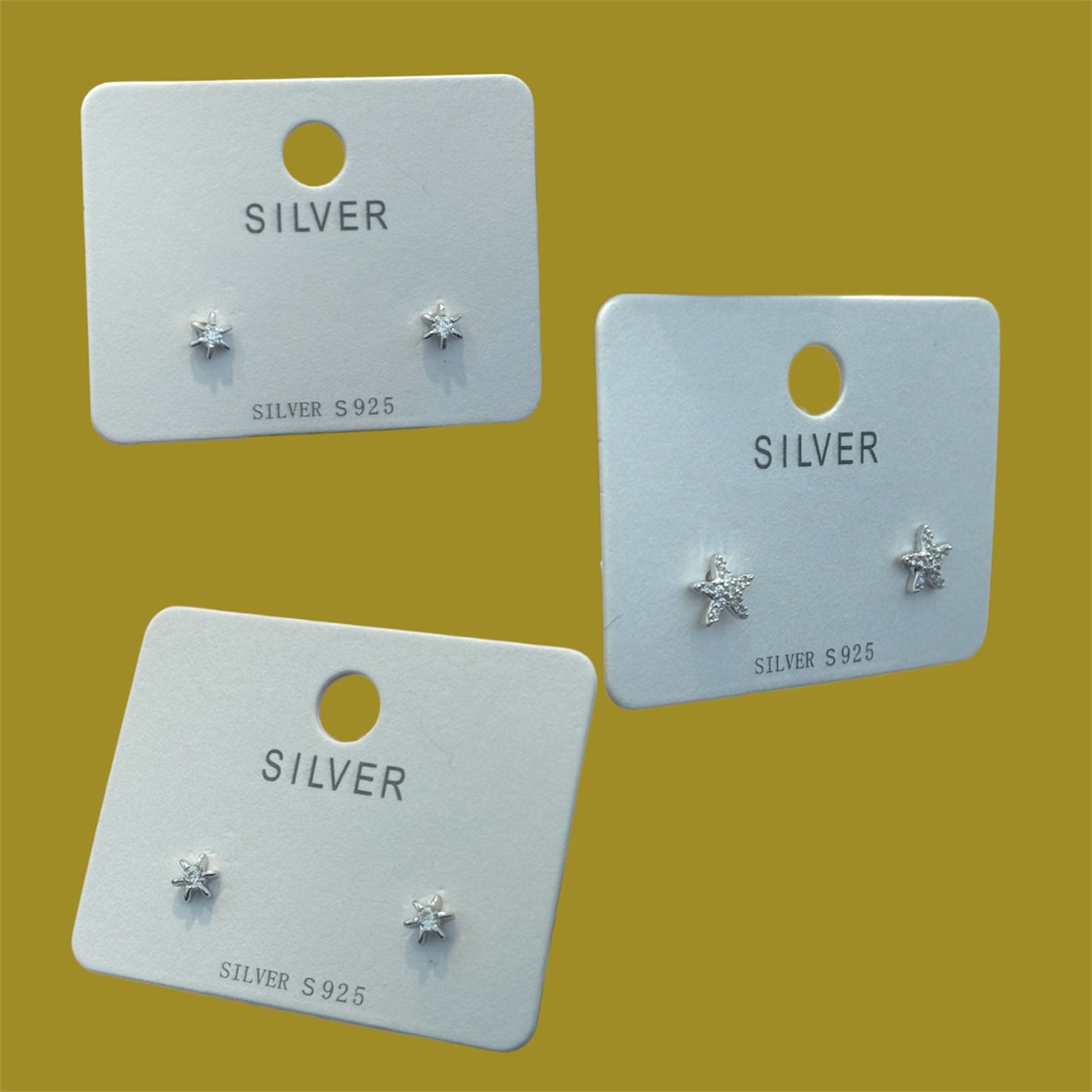 Baby stars studs earrings