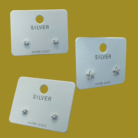 Baby stars studs earrings