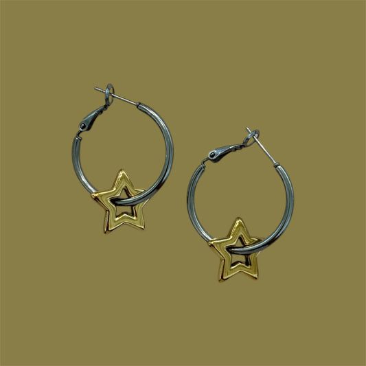 Ballon star earrings