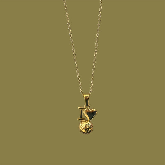 I love volley necklace